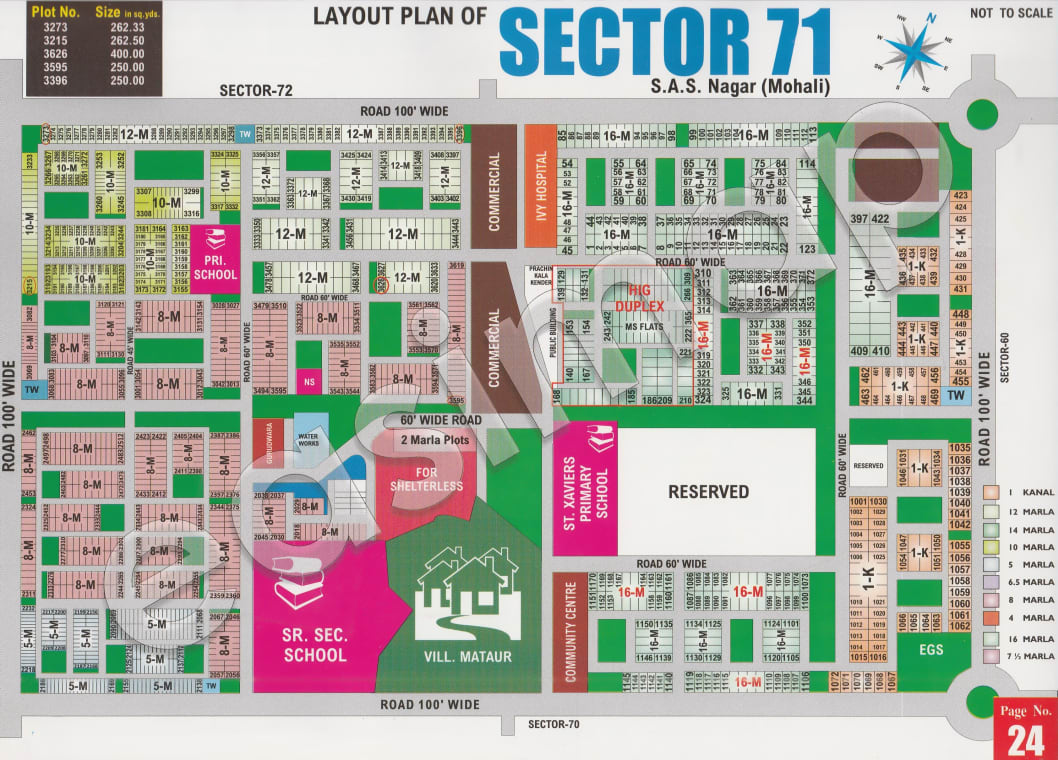Sector 71 map