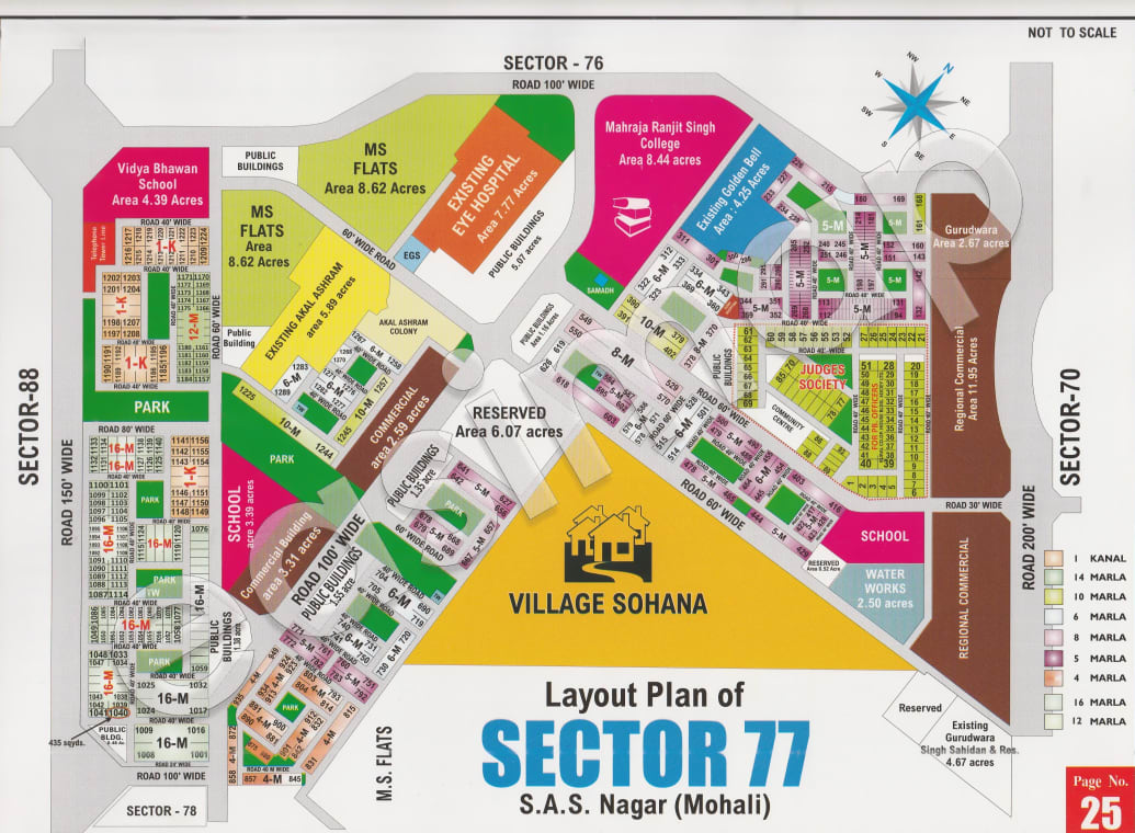 Sector 77 map