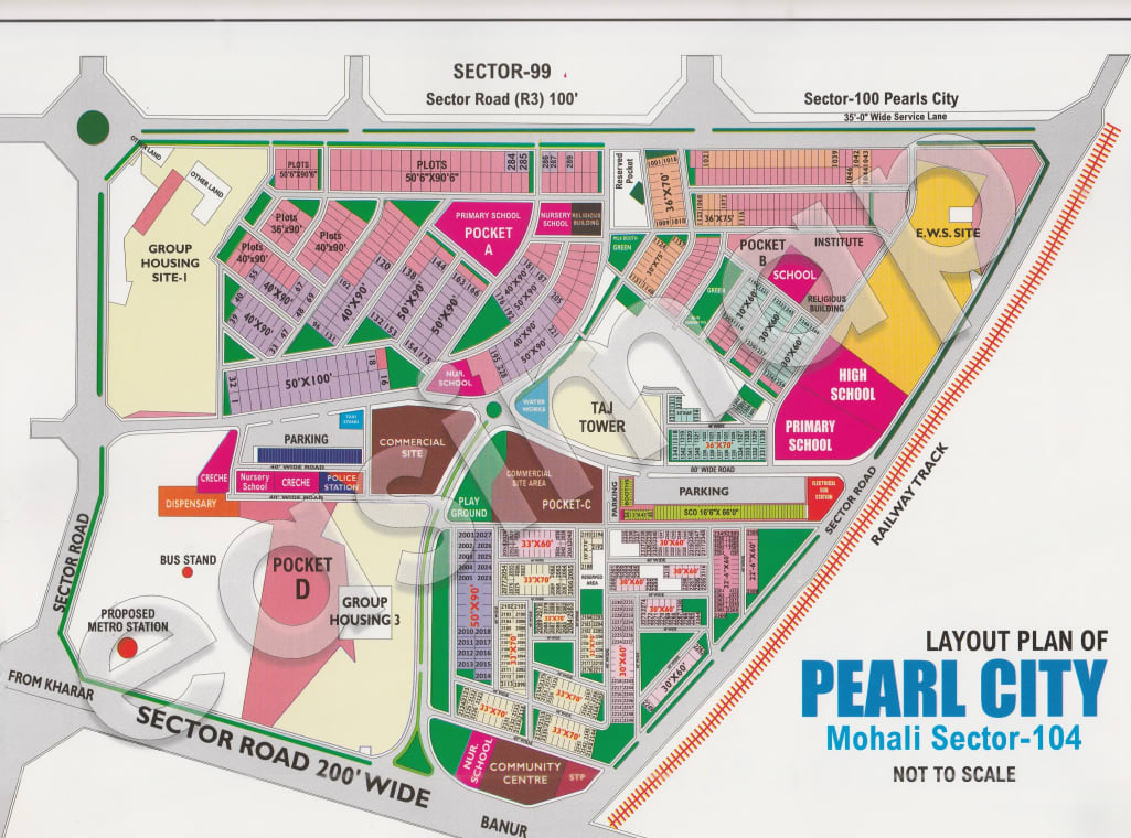 Sector 104 map