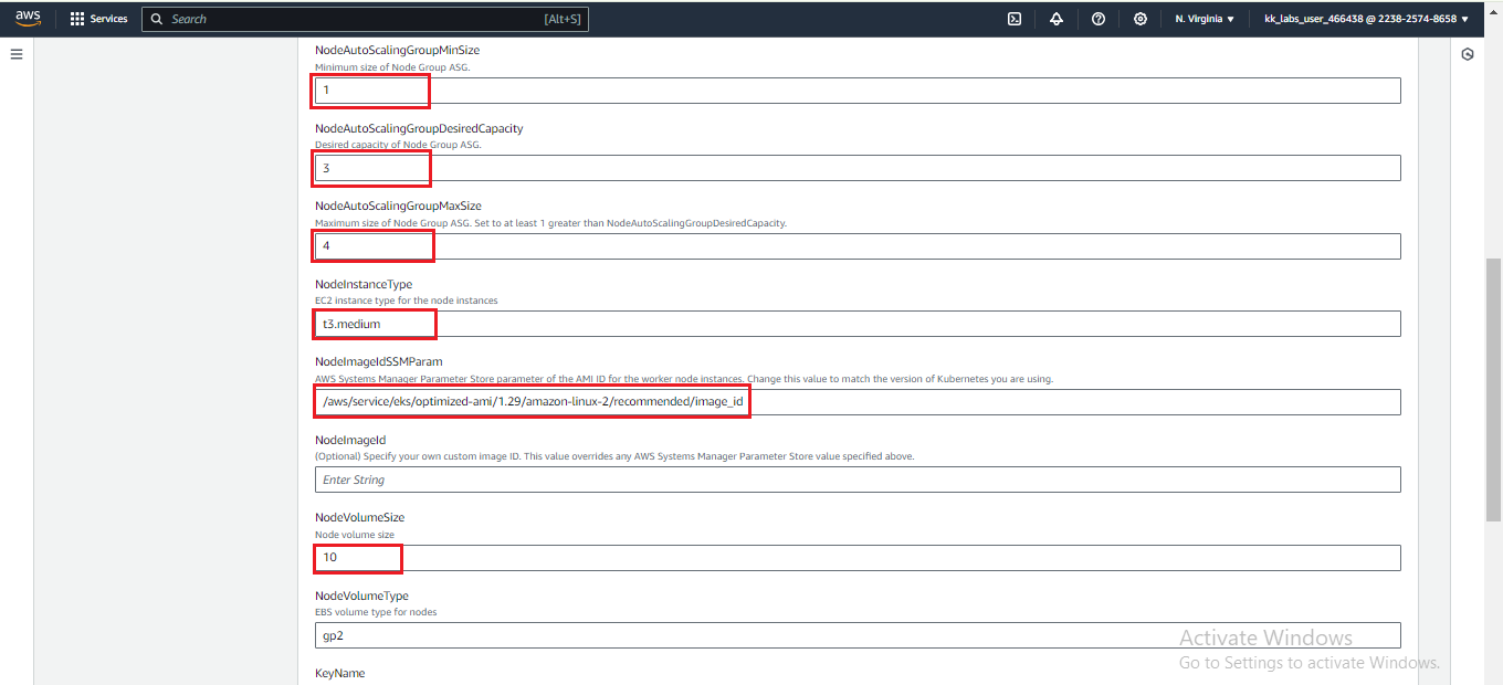 Instance Configuration