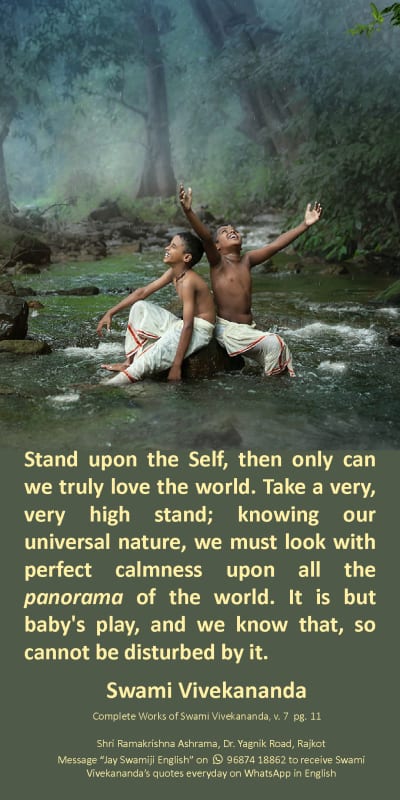 Swami Vivekananda Quote on Inspired Talks 19-25 June