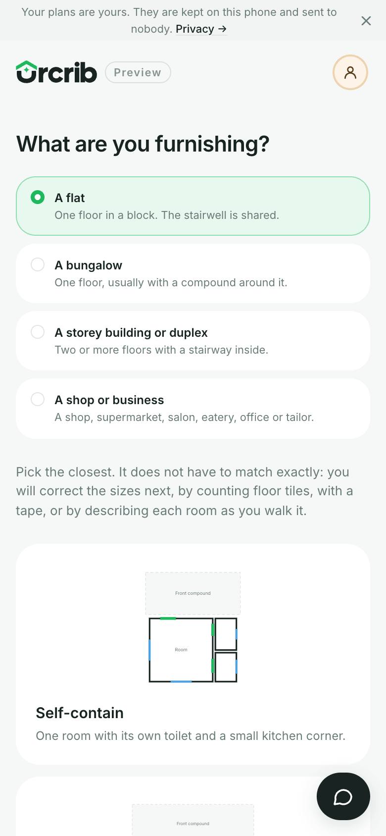 Start on a phone