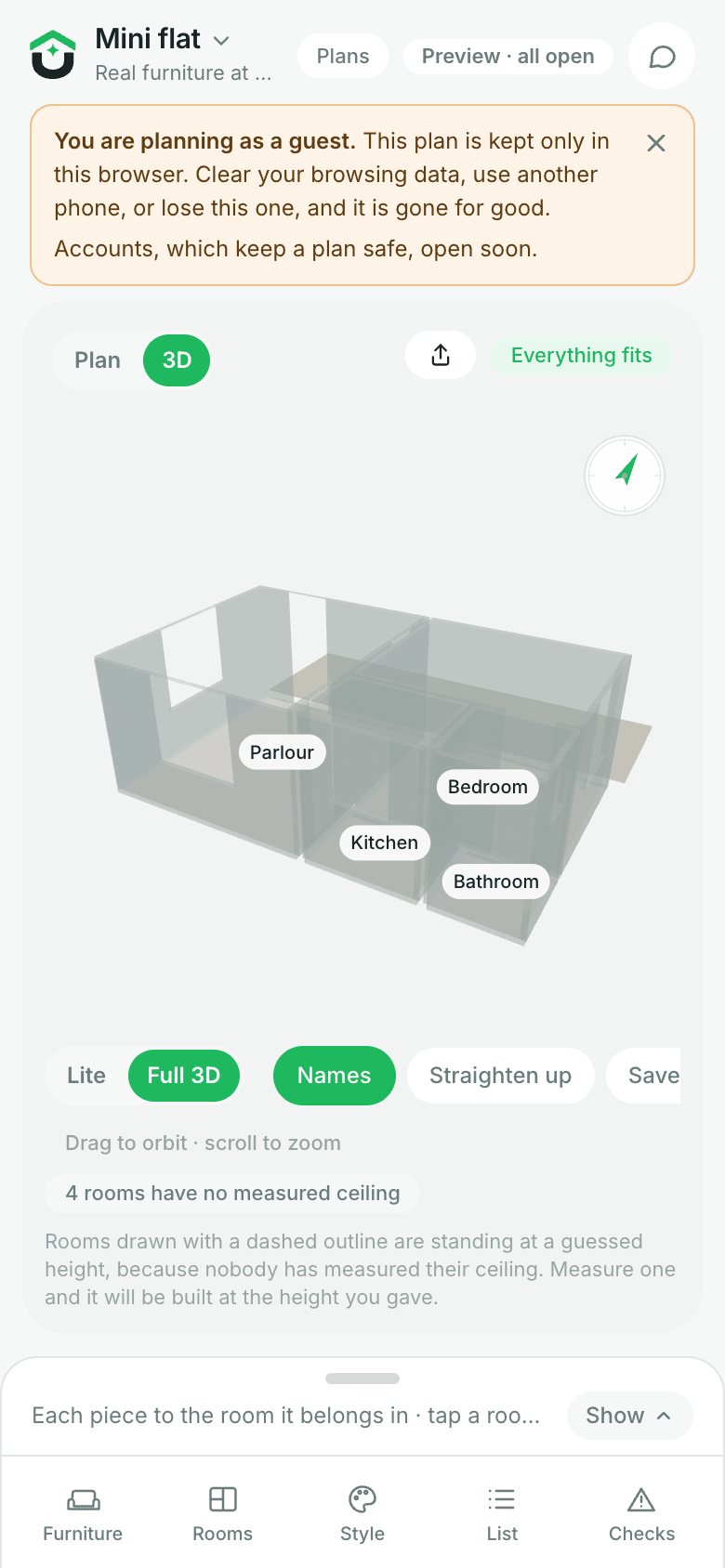 3D on a phone