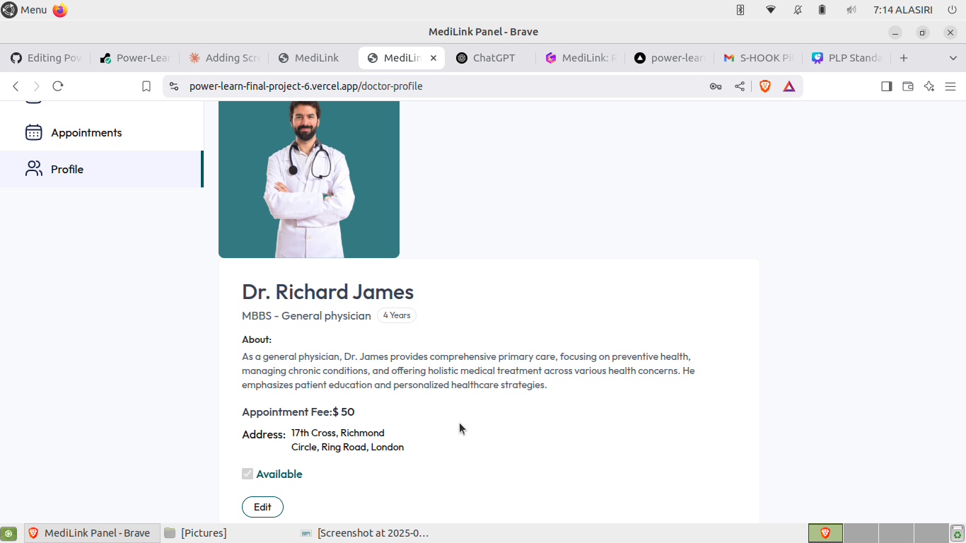 Doctor Schedule