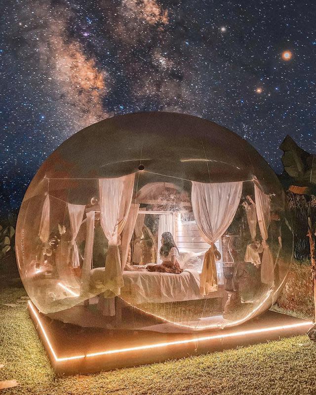 Sleep Under The Stars At Bubble Hotel