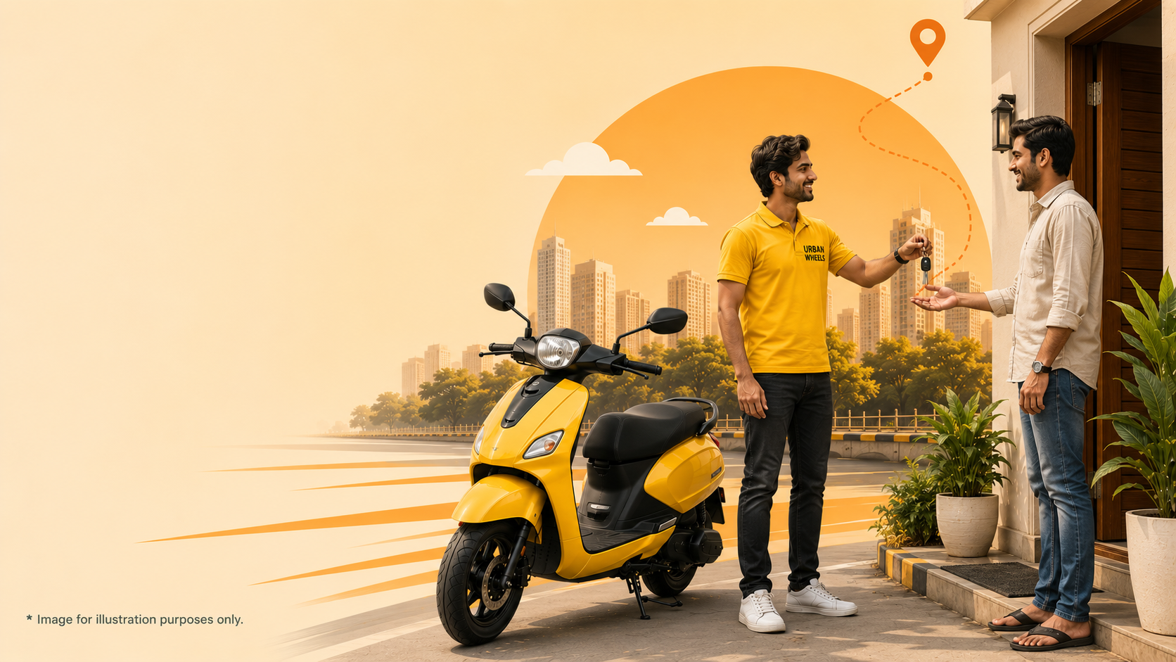 Urban Wheels doorstep bike delivery across Hyderabad