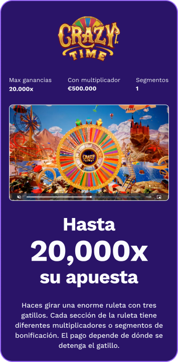 Info Panel Crazy Time