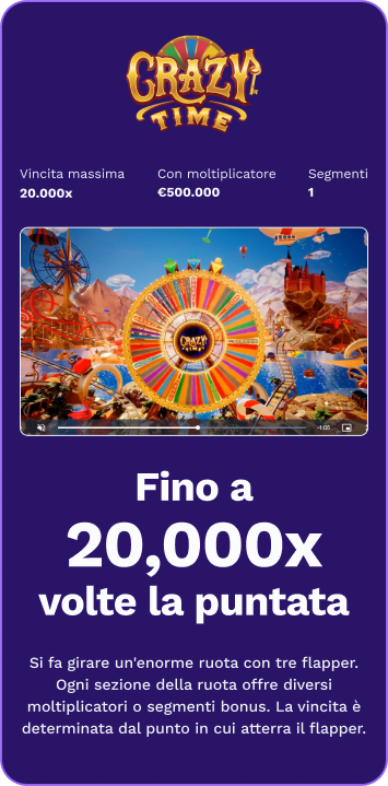 Info Panel Crazy Time