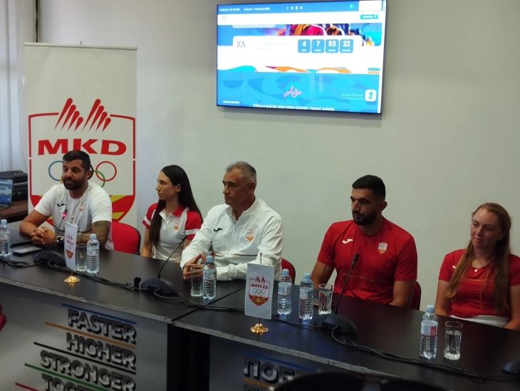 MOK ja претстави македонската делегација која ќе настапи на Медитеранските игри Таранто 2026