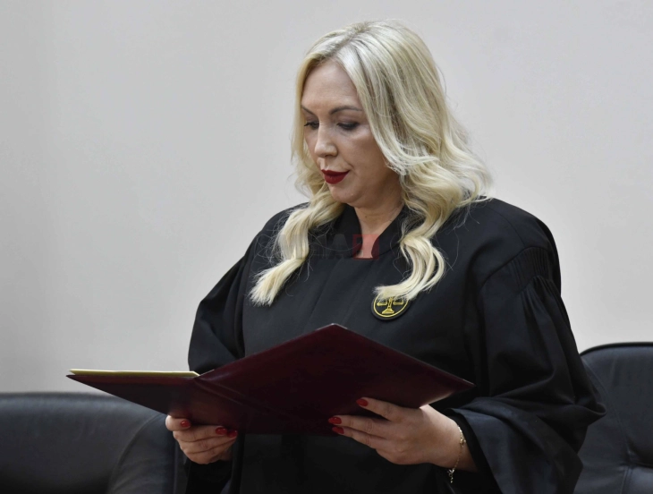 Димовска ја презеде функцијата претседател на Кривичниот суд, приоритети остануваат ажурноста и транспарентноста