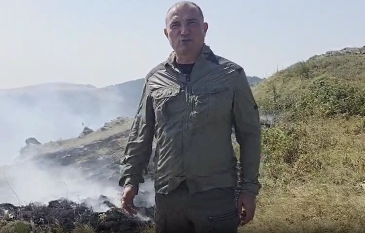 Ангелов: Активни се шест пожари на отворен простор, најкомплексен е пожарот кај Рамно во Општина Чучер Сандево