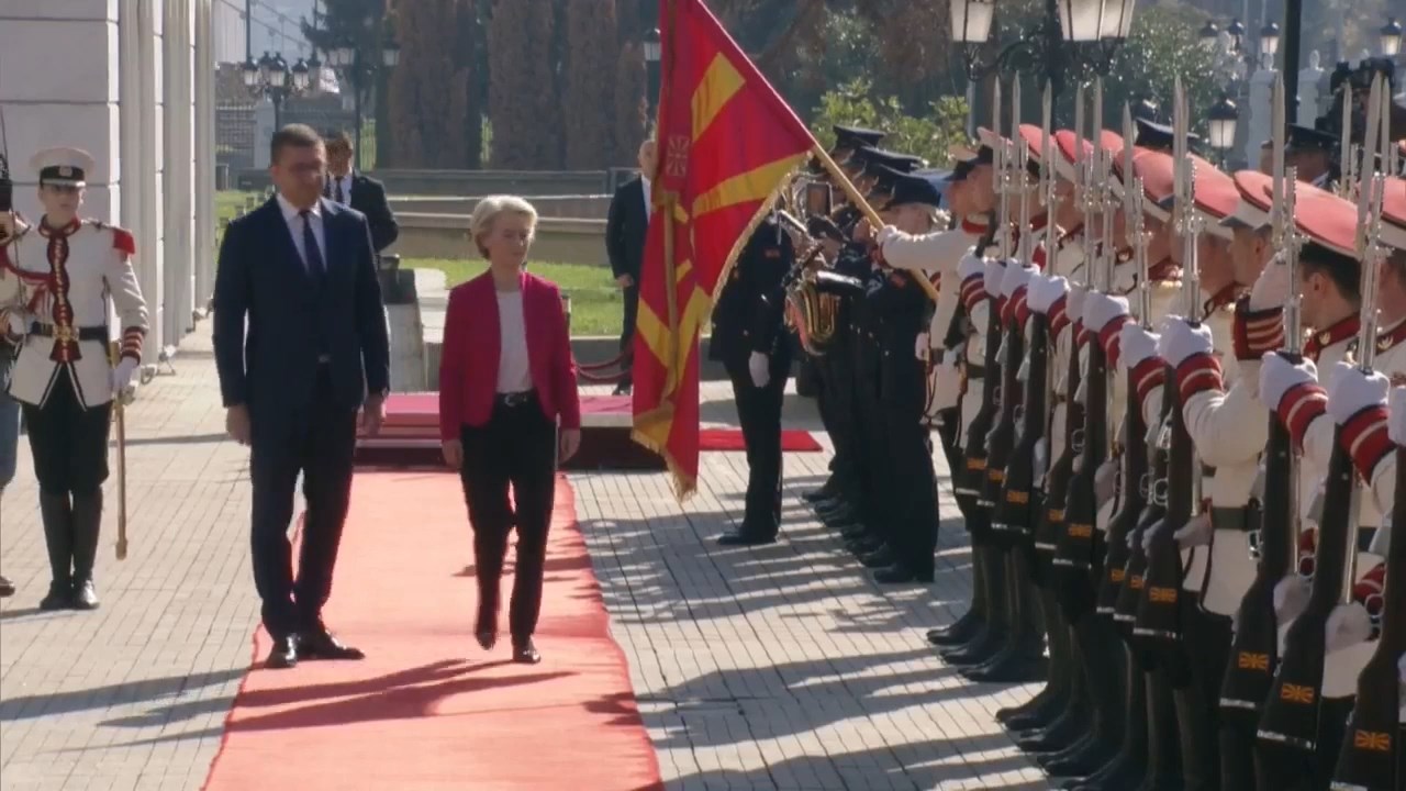 Рокас: Шефицата на ЕК Фон дер Лајен следниот период доаѓа во земјава - во фокусот деблокада на евроинтеграциите