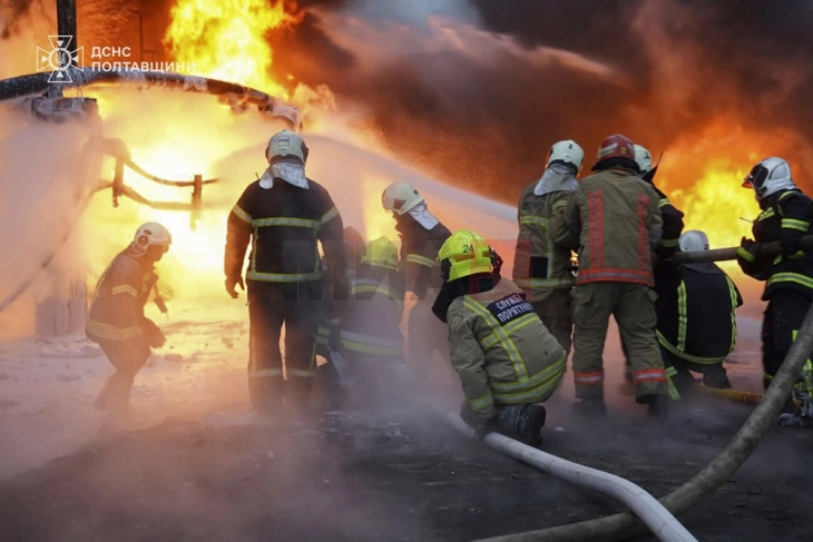 Најмалку тројца загинати во Украина по повеќе од 10 часа руски напади со дронови