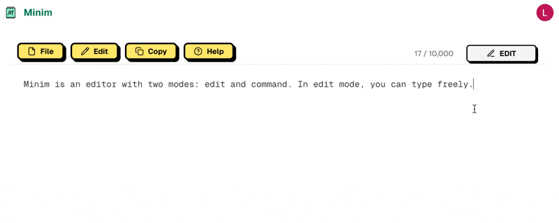 Continue writing demo