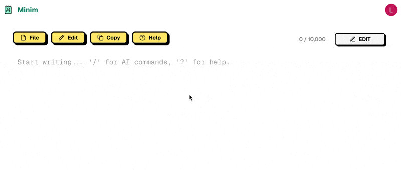 Correct grammar and style demo