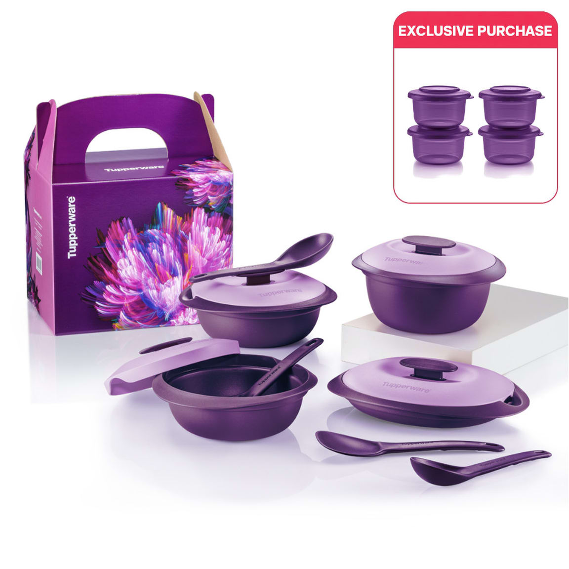 Purple Royale Petit Serveware Set