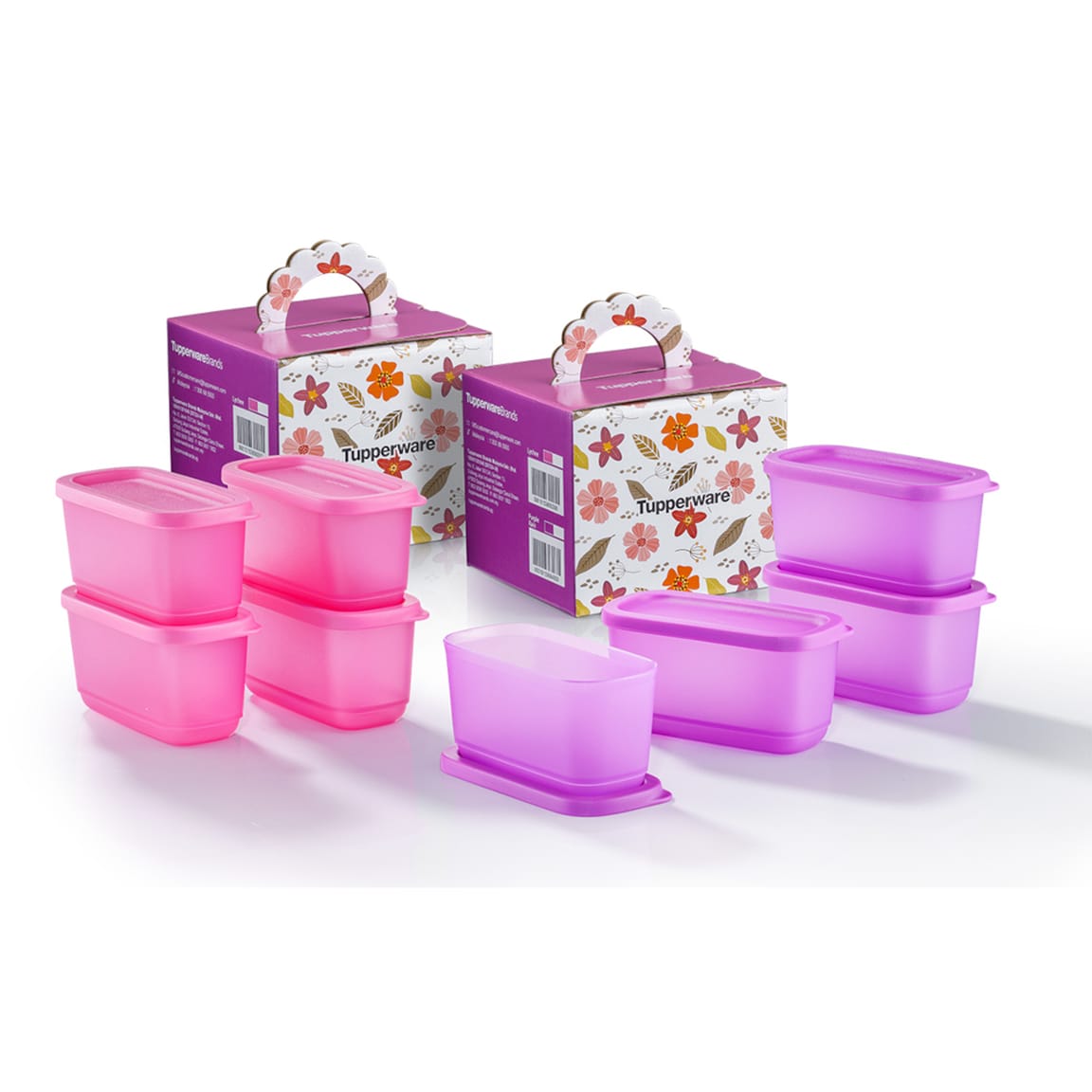 Sweet Trinkets Half Square Round (8) 250ml