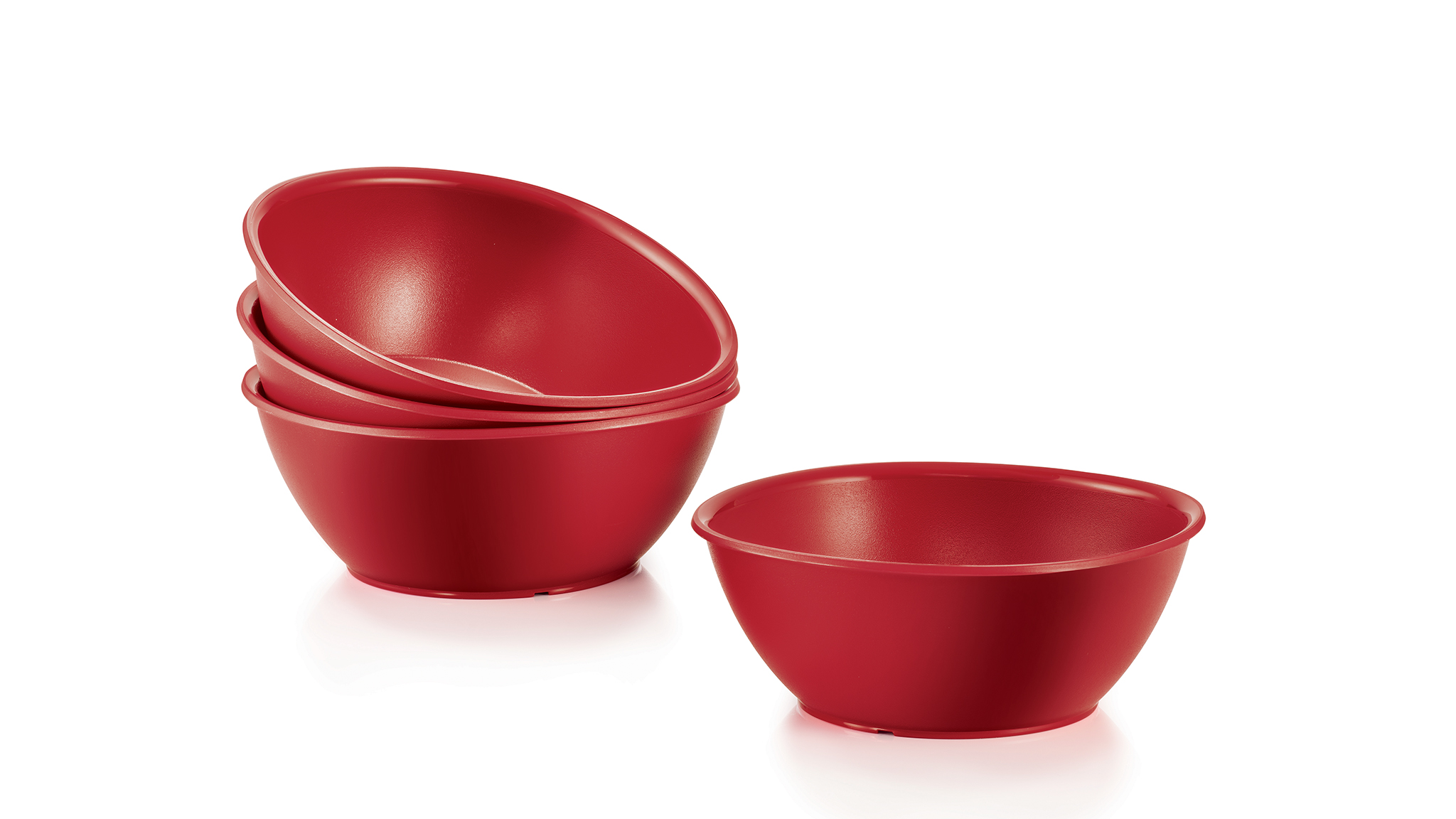 Royal Red Bowls (4) 700ml Tupperware Plus