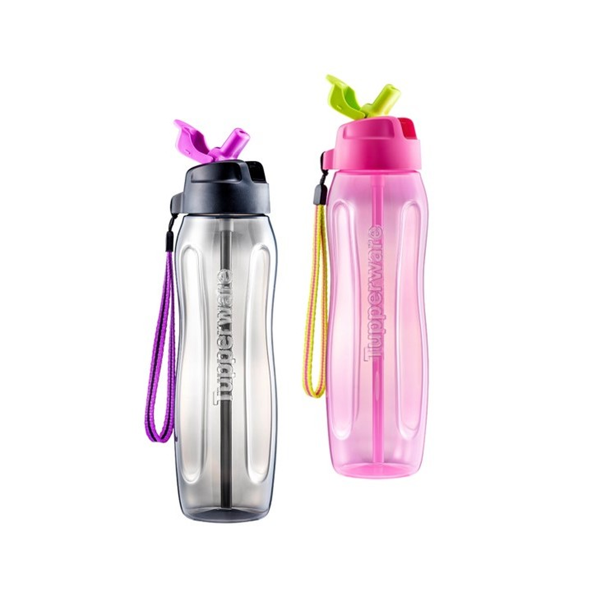 Slim Eco Bottle With Straw 2 750ml Pwp