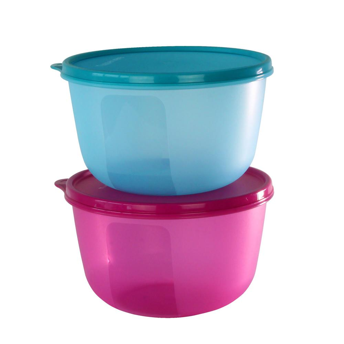 Tupperware Modular Medium Round Bowl 2L / 8.25 Cup Teal sale New Sale