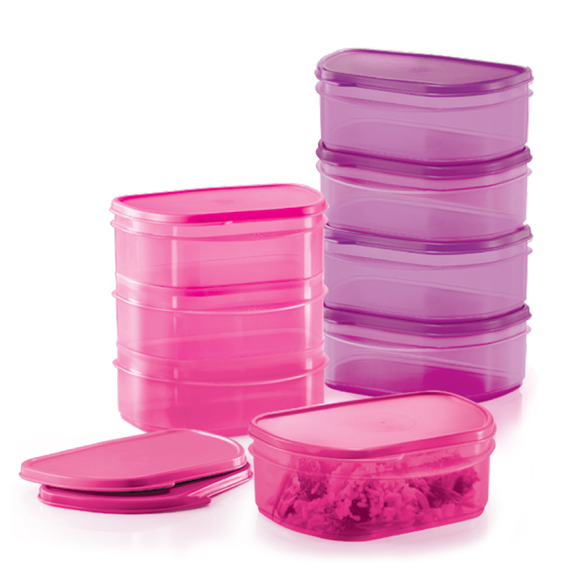 安いそれに目立つ Stack Plus Tupperware | 650ml (8) All 'Em 保存容器・ケース