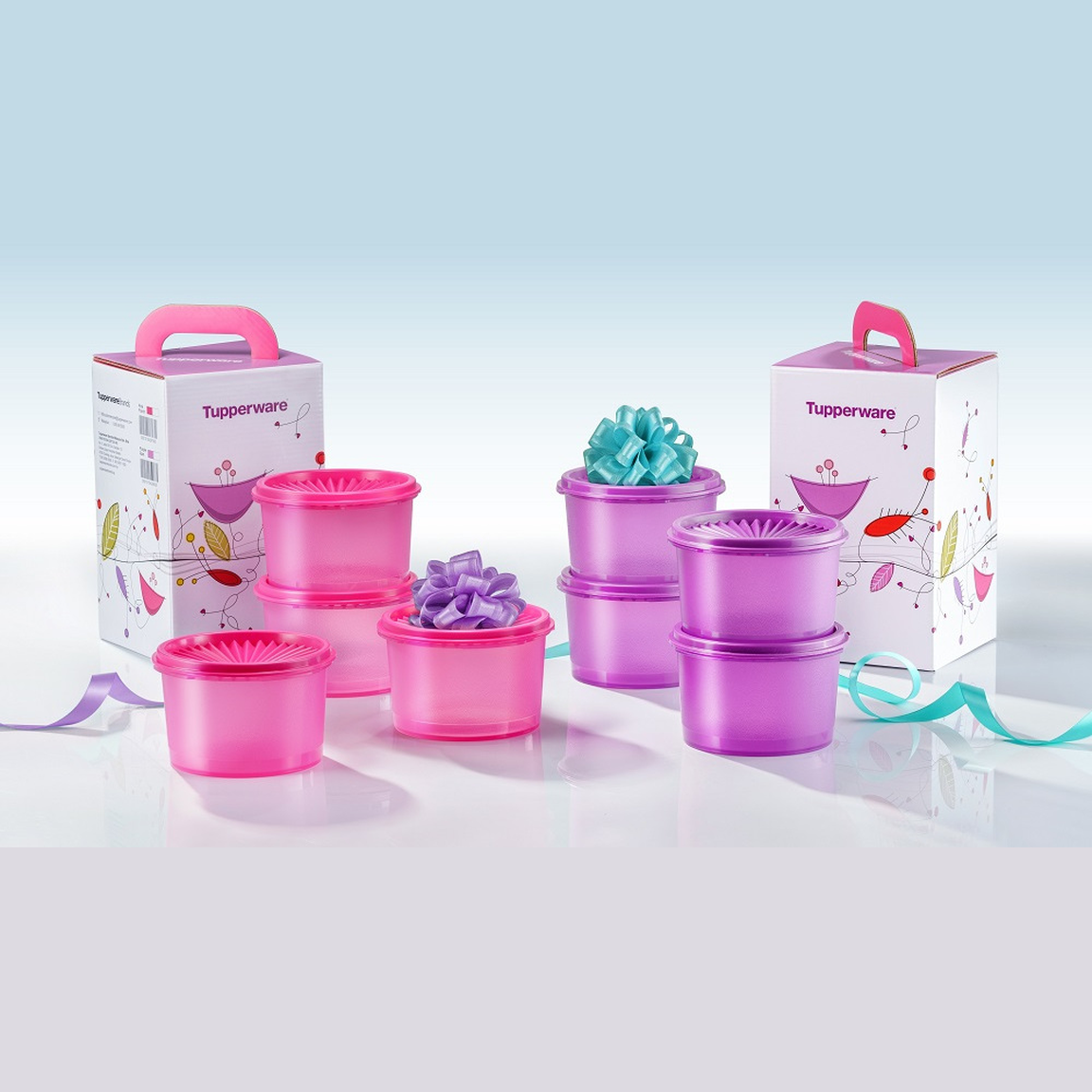 Mini Deco Canister Gift Set (2) Tupperware Plus