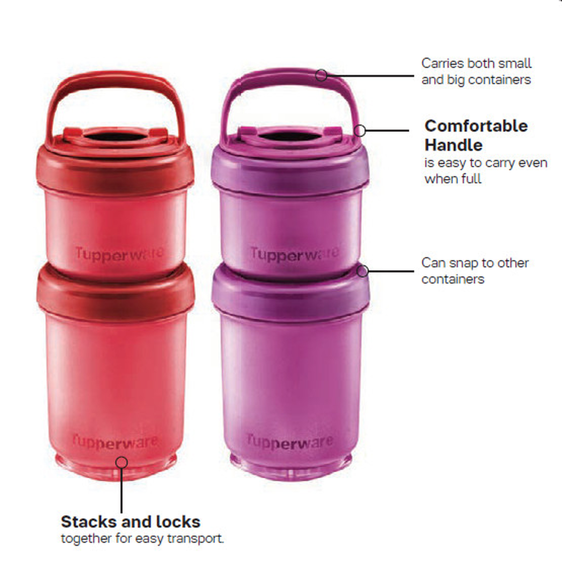 Twist N Snack Duo Set Tupperware Plus