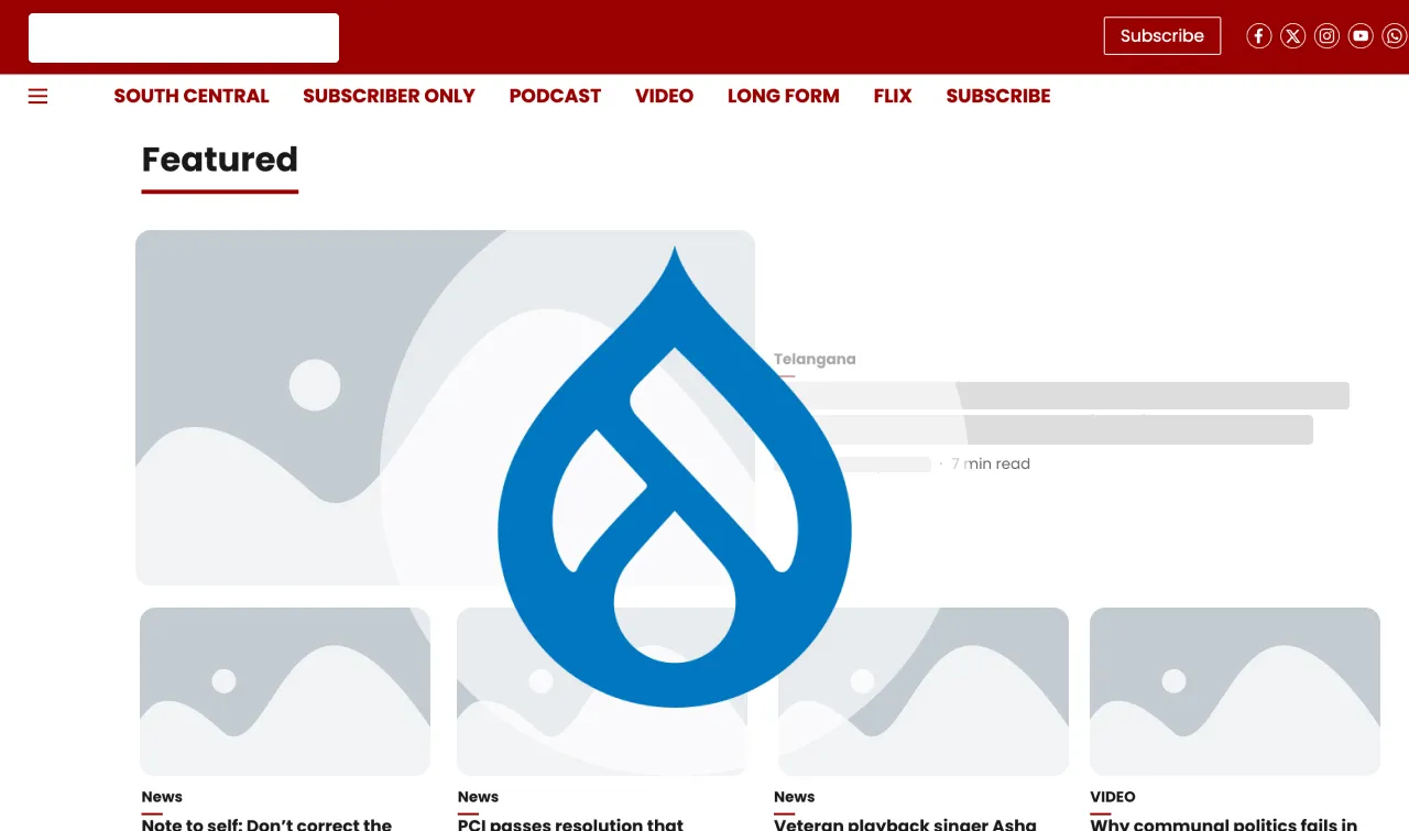 Drupal: News media platform - Performance, Scalability & SEO