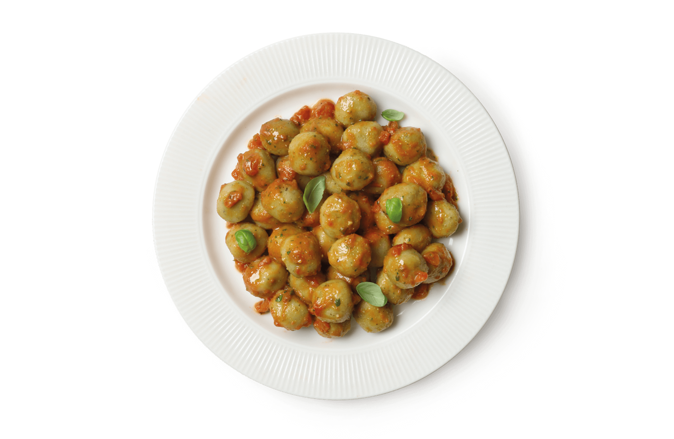 Gnocchetti Verdi con Pesto Mediterraneo