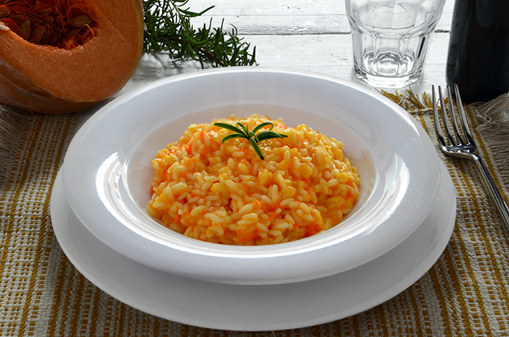 Risotto alla zucca con asiago