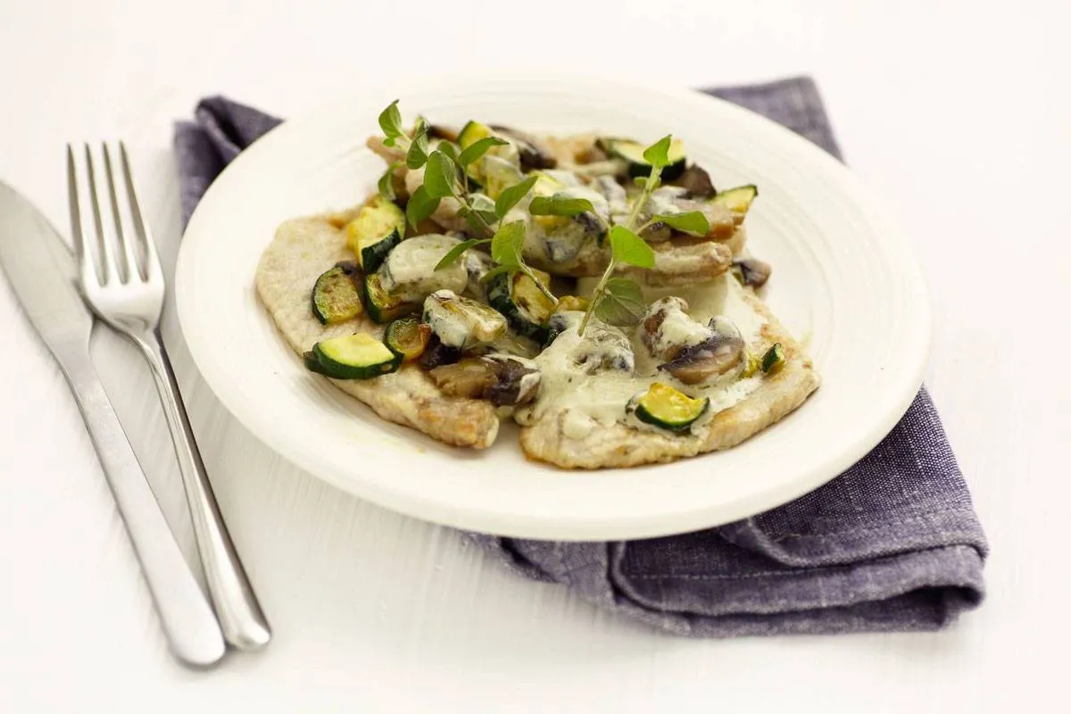 Scaloppine ai funghi