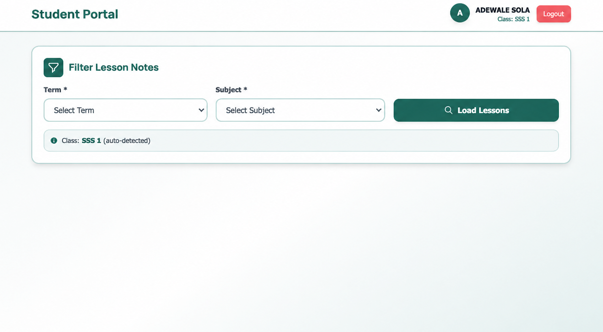 Student Dashboard