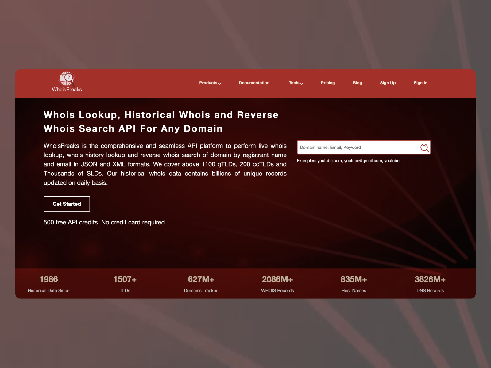 WhoisFreaks Best Source For Domain WHOIS Database and API