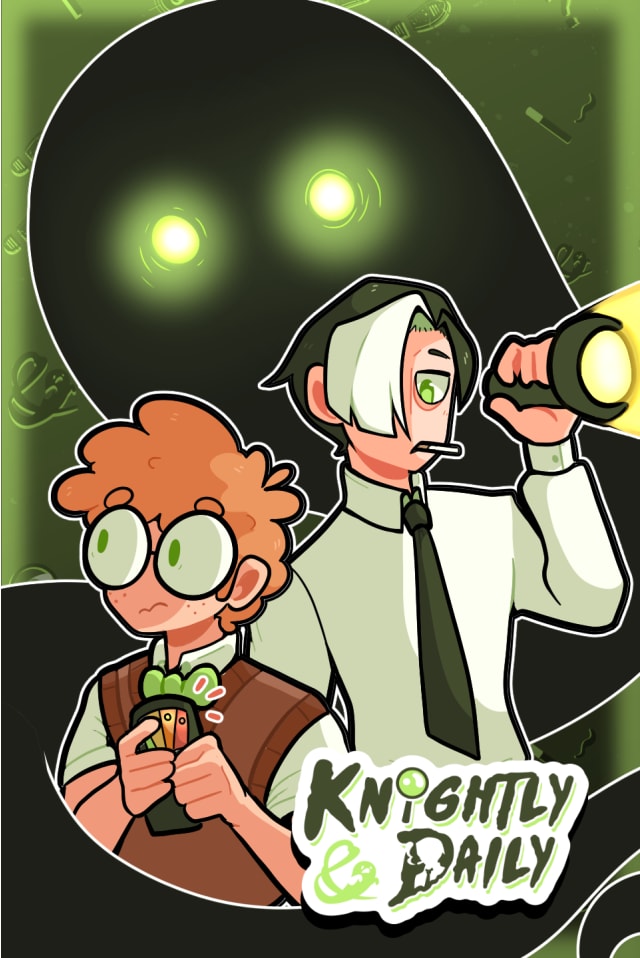Webcomic cover of Knightly & Daily webcomic