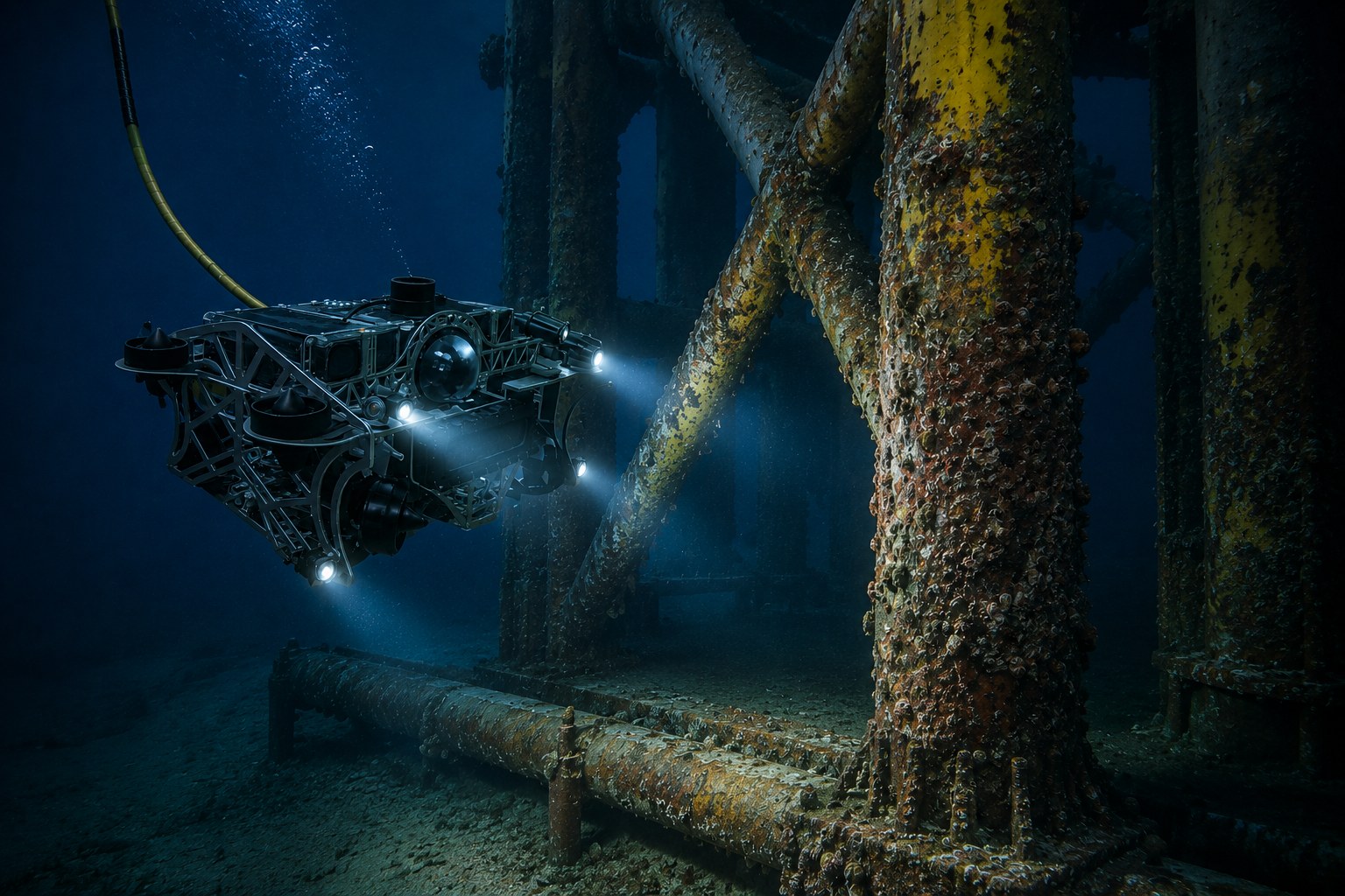 Offshore Oil & Gas ROV Inspection by Coratia Technologies