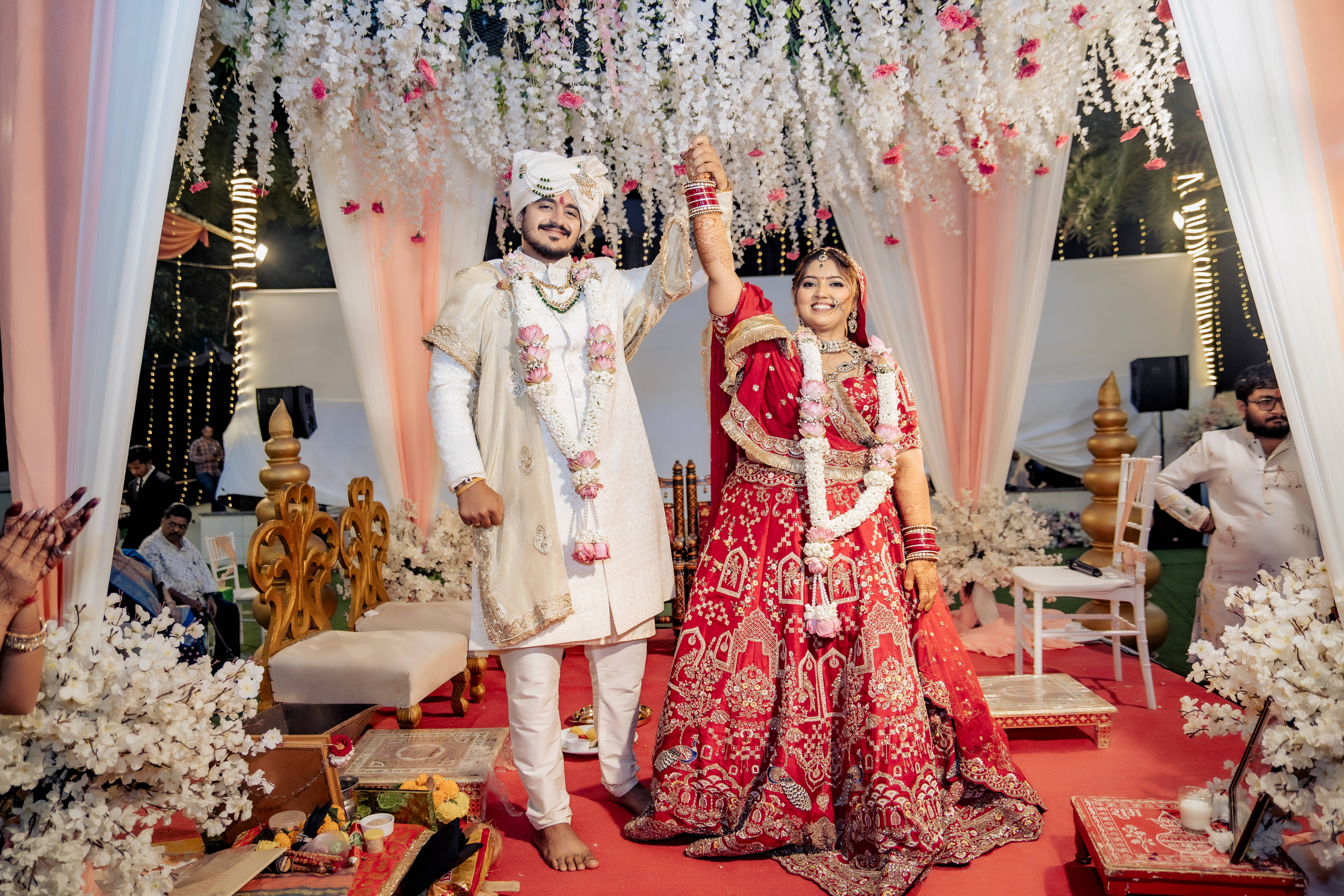 Wedding reception celebration