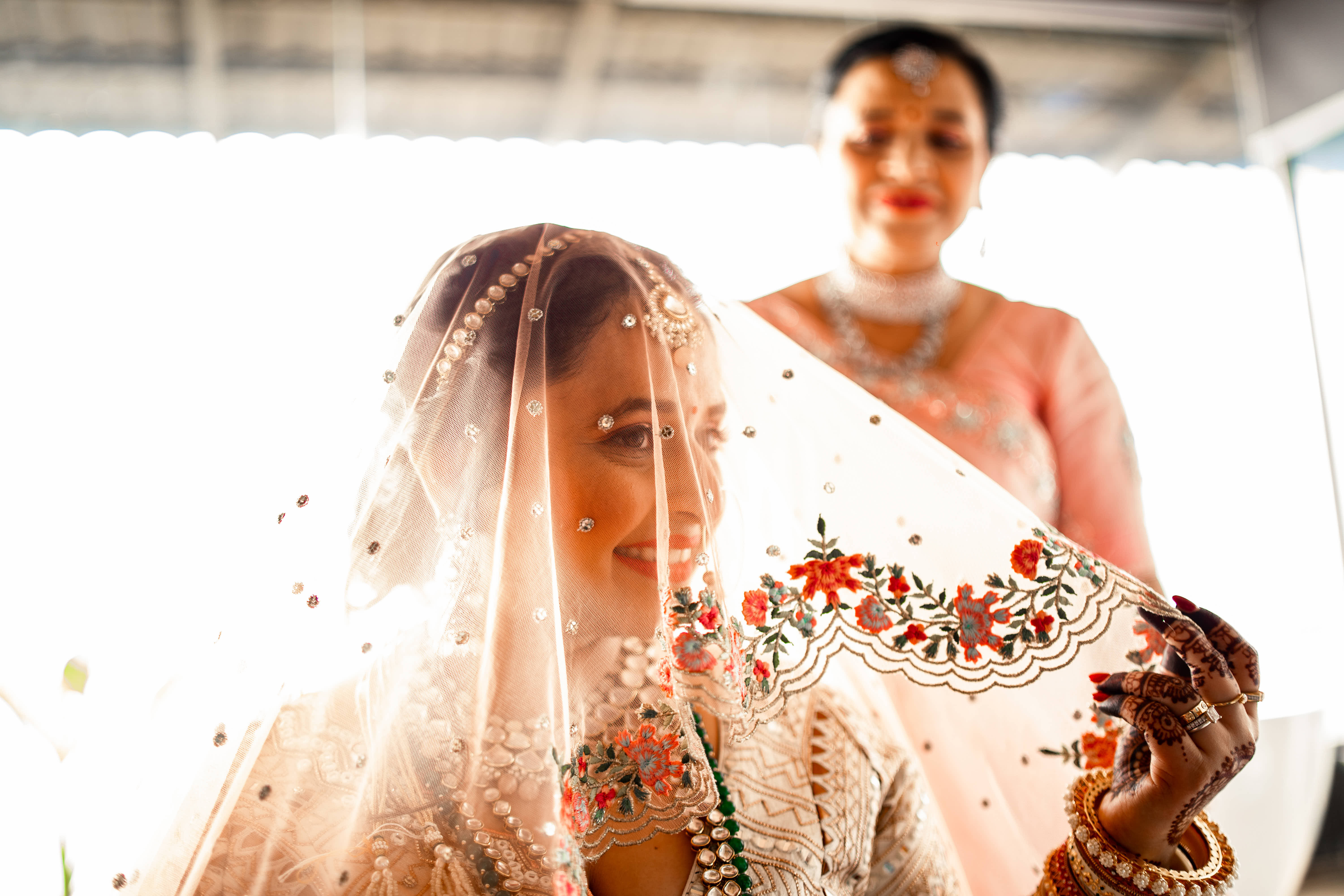 Bridal portrait at a luxury wedding