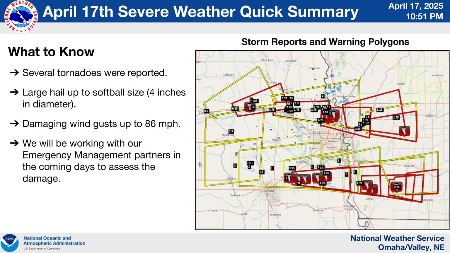 Image 17. 4/17/2025 NWS Prelim Storm Reports