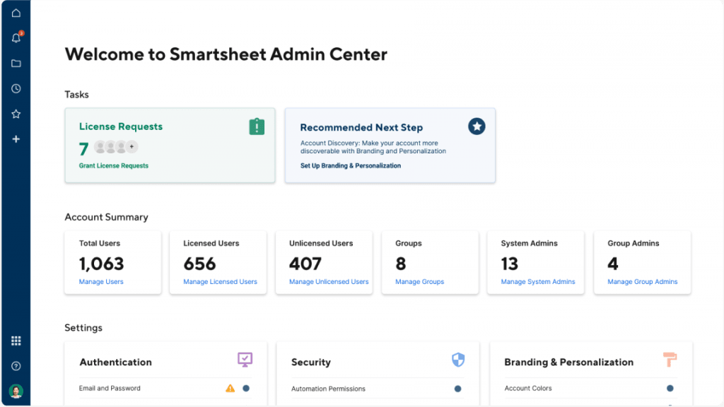Admin Center