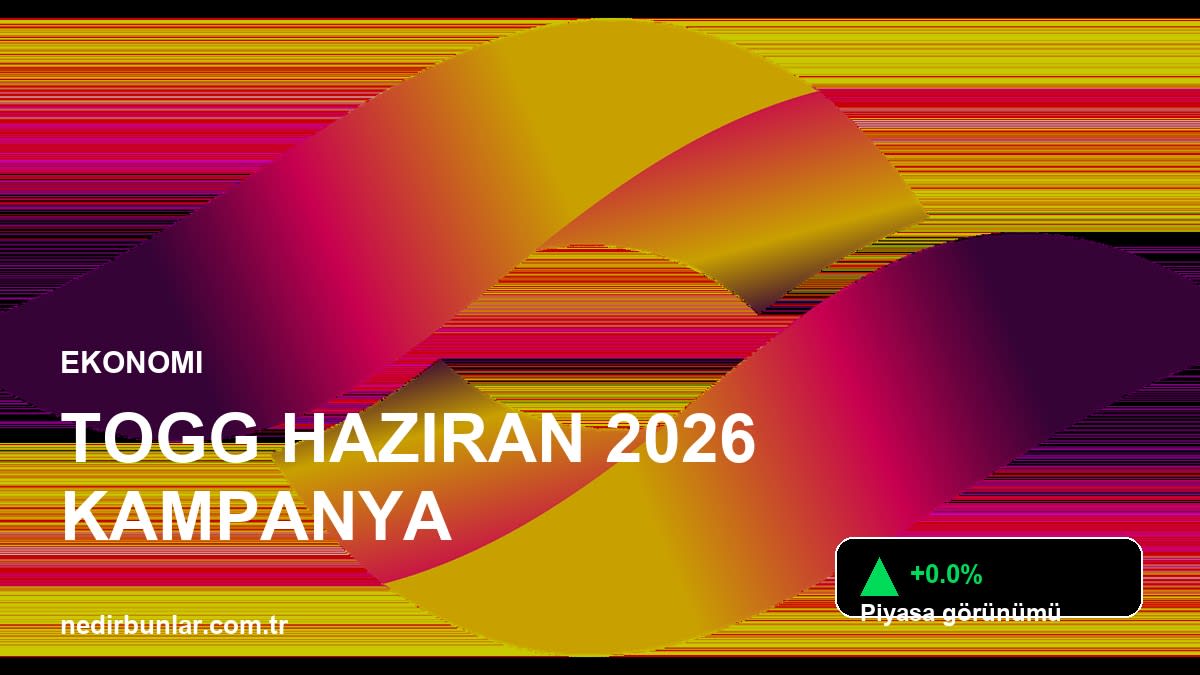 Togg'dan Haziran 2026 Kampanyası: Heyecan Veren Fırsatlar Yolda!
