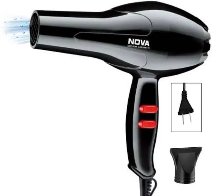 NOVA NV-6130 Hair Dryer with Hot & Normal Air Feature, 1200Watt