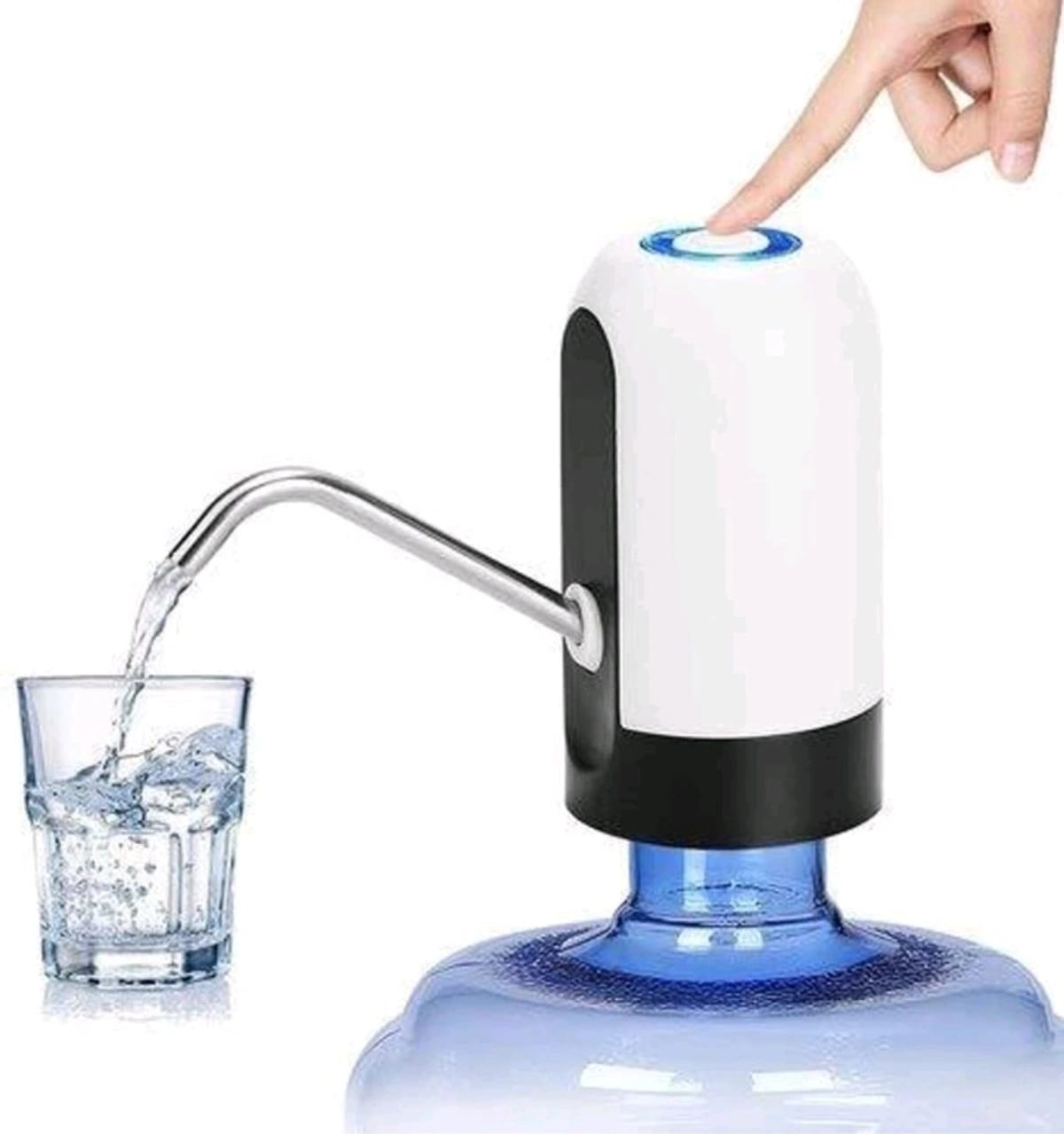 MaxTop Automatic Water Dispenser Pump, Portable Electric Mini Water Pump with USB Charging for Camping, Office, Home with Type-C Charging