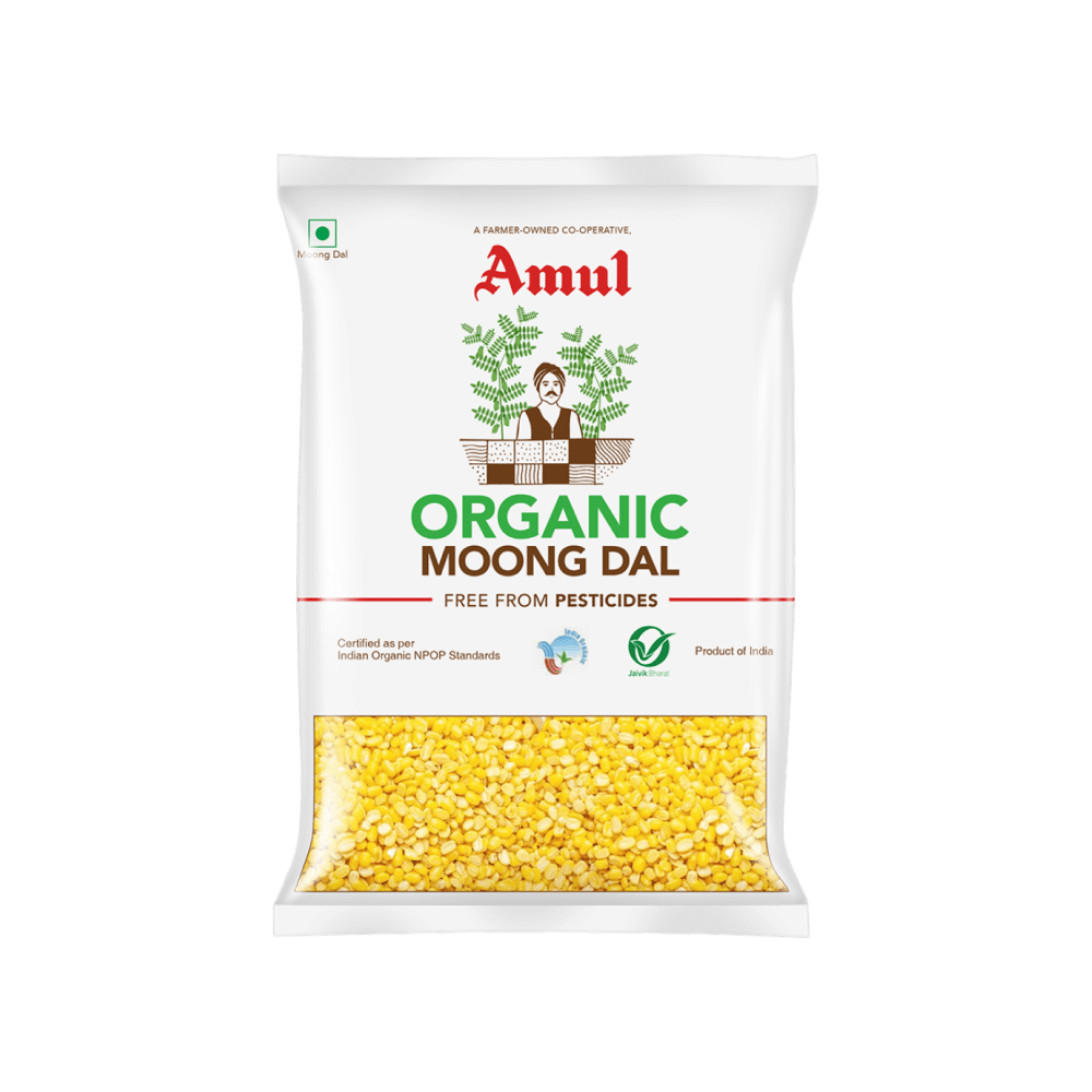 Amul Organic Moong Dal (Dhuli)