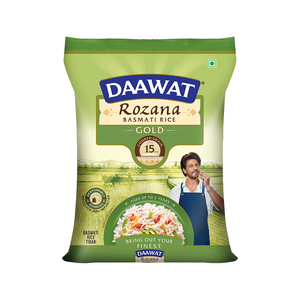 Daawat Rozana Gold Basmati Rice Tibar (Extra Long Grain)