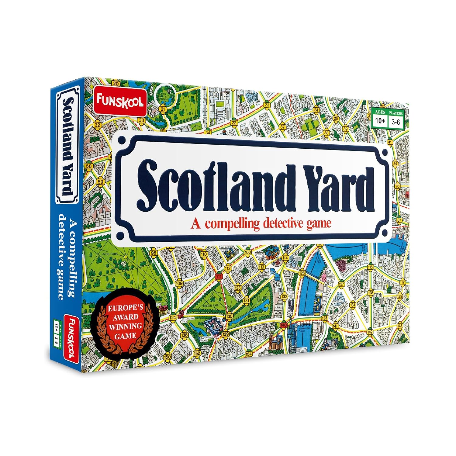 Funskool Scotland Yard Detective and Strategy Board Game for Kids & Family