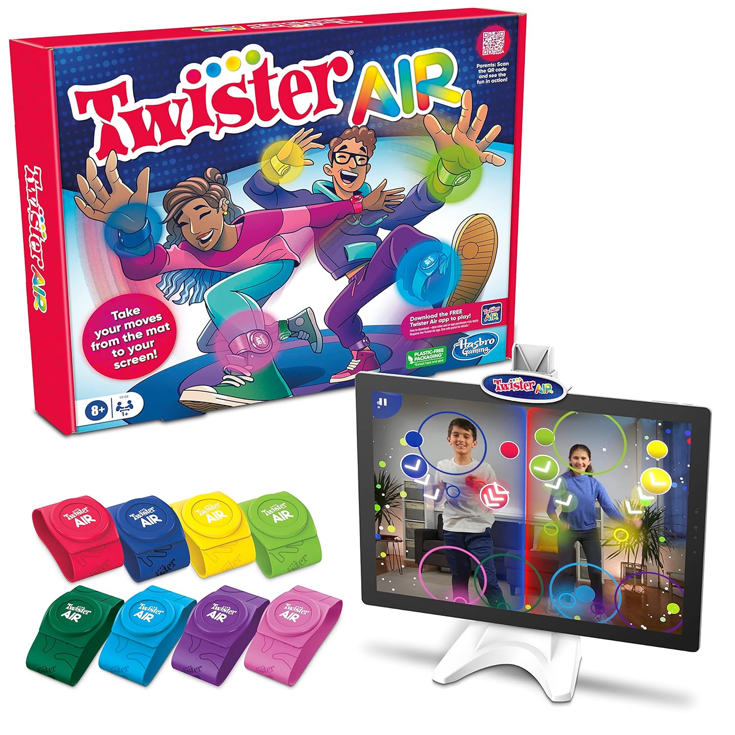 Twister Air AR App Game with Wrist and Ankle Bands for ages 8yrs to adult