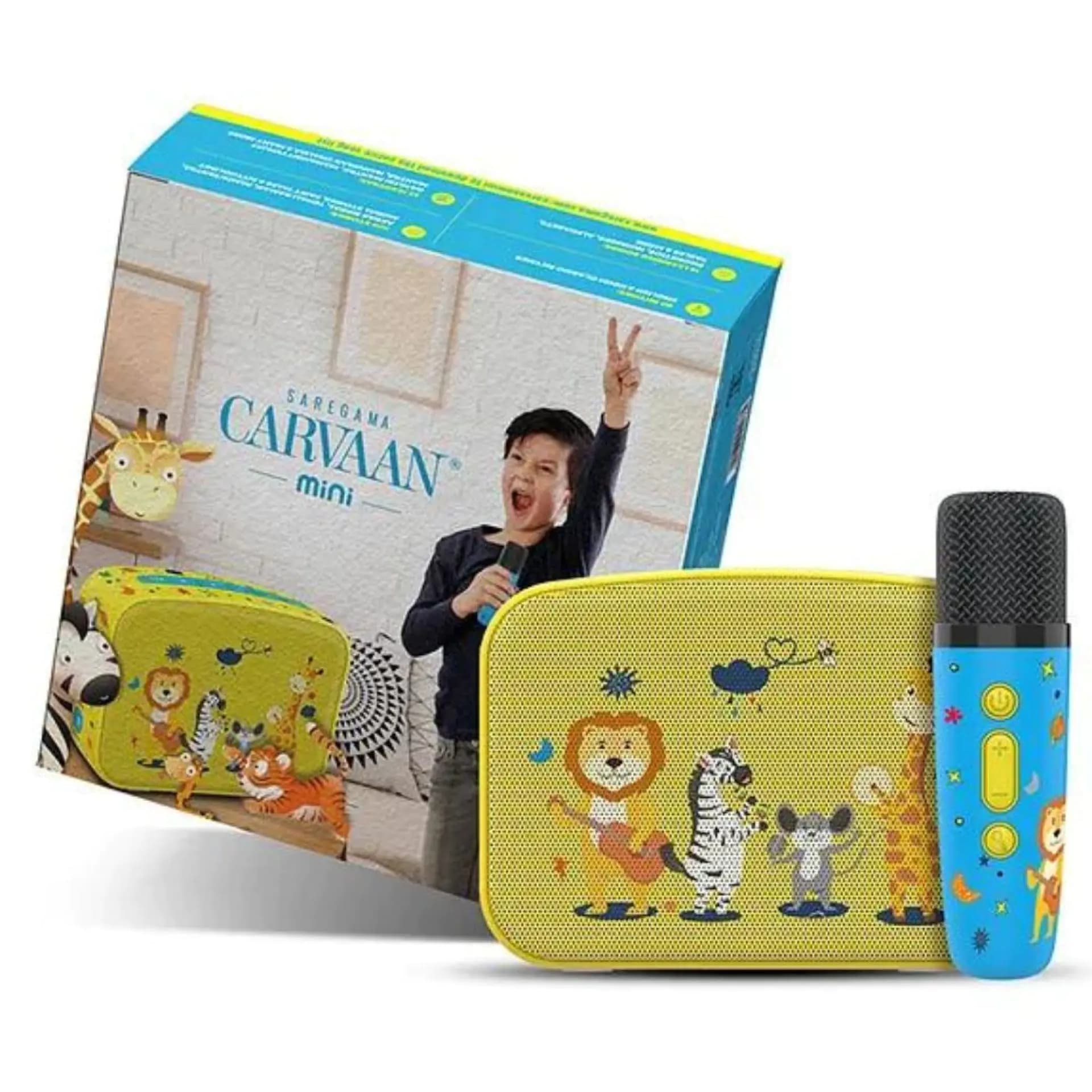 SAREGAMA Kids Carvaan Mini 2.0 with Mic Yellow