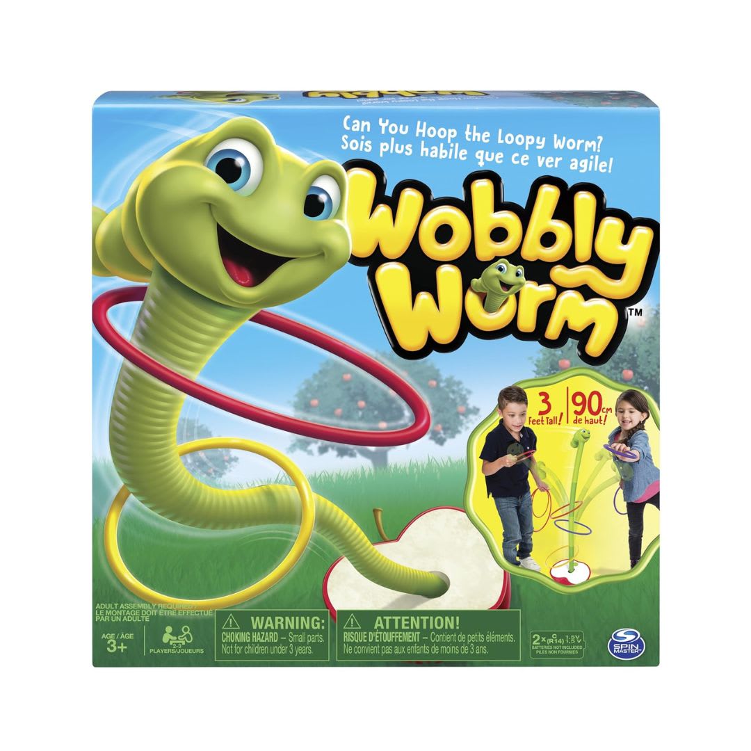 Spin Master Wobbly Worms – Fun, Wiggly Action game kids love