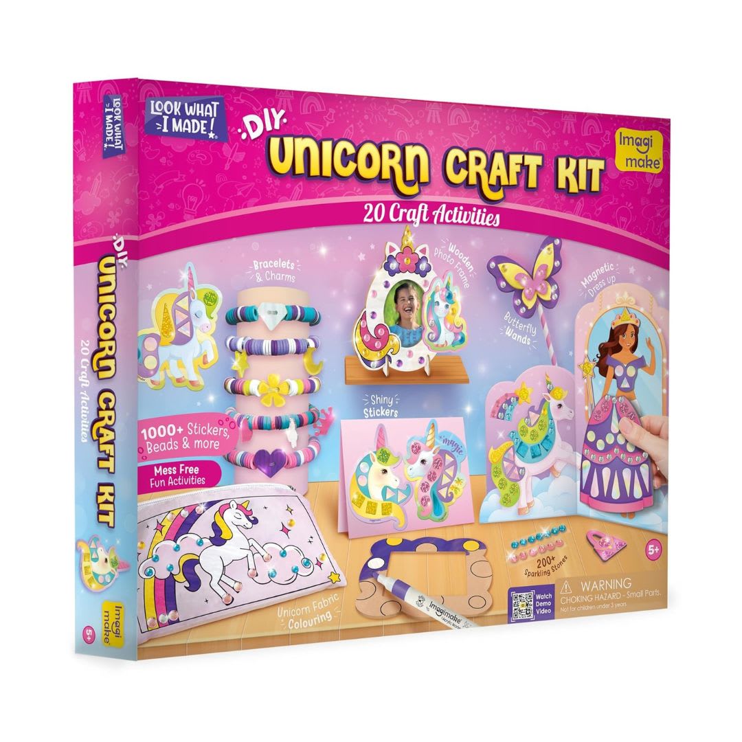 Imagimake Unicorn Craft Kit – 20+ Magical Mess-Free Activities!