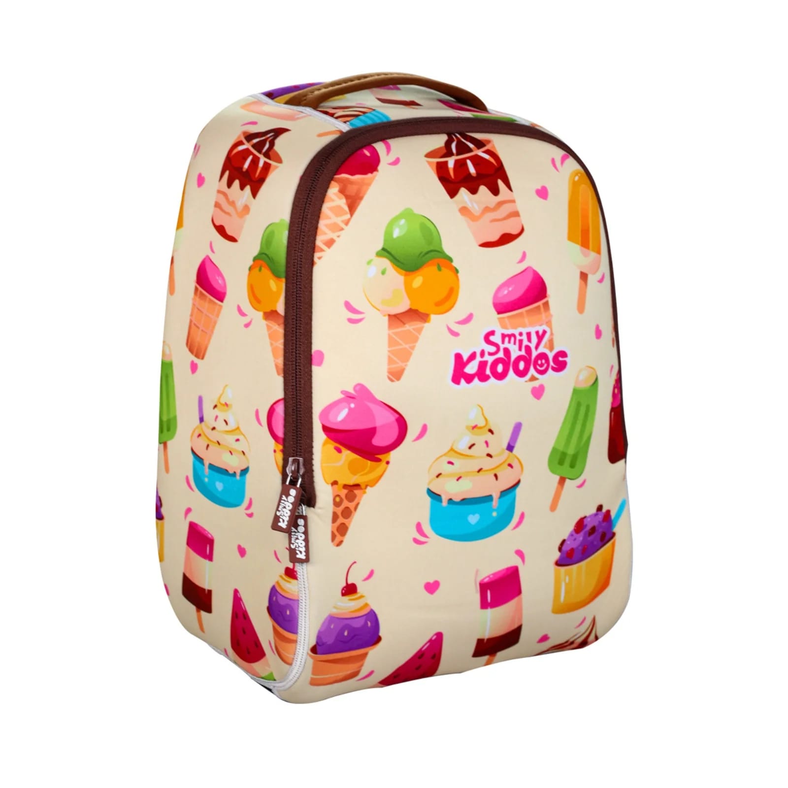 Smily Kiddos Junior School Bag Backpack for Kids Ice Cream